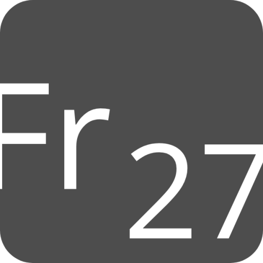 indicator keyboard Fr 27 icon