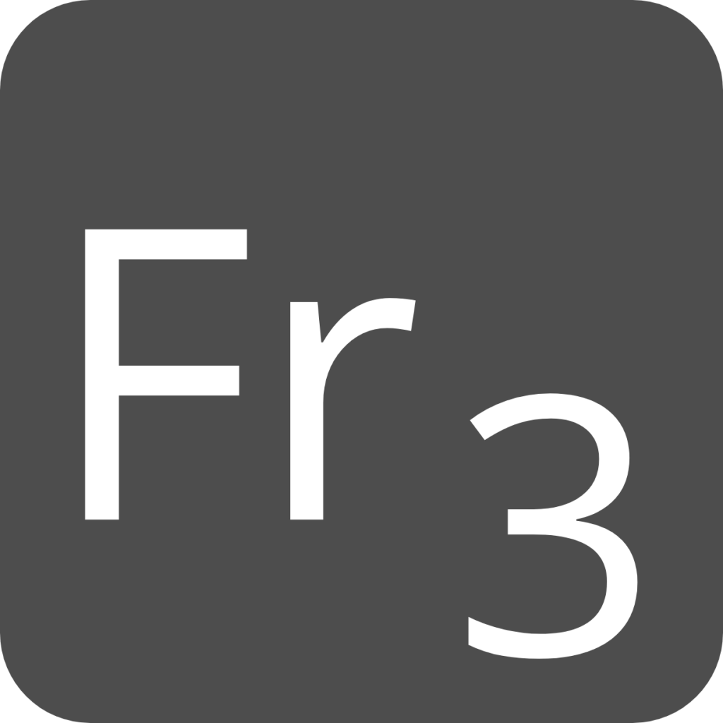 indicator keyboard Fr 3 icon