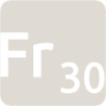 indicator keyboard Fr 30 icon
