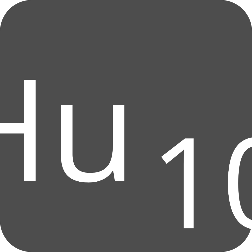 indicator keyboard Hu 10 icon