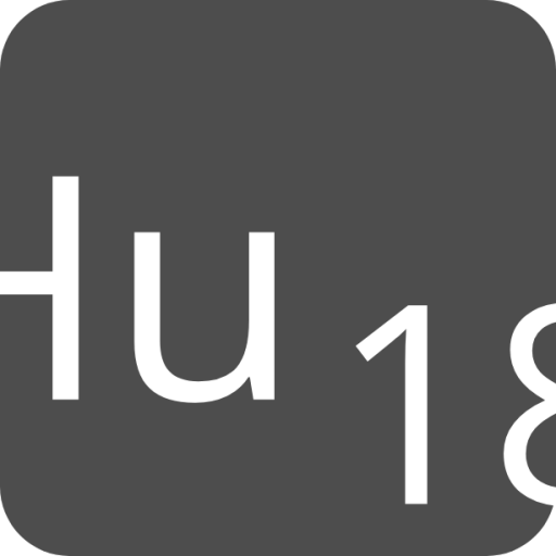 indicator keyboard Hu 18 icon