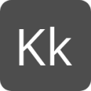indicator keyboard Kk icon