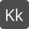 indicator keyboard Kk icon