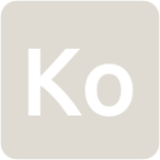 indicator keyboard Ko icon
