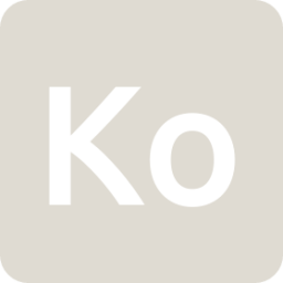 indicator keyboard Ko icon