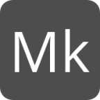 indicator keyboard Mk icon
