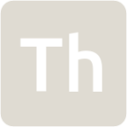 indicator keyboard Th icon