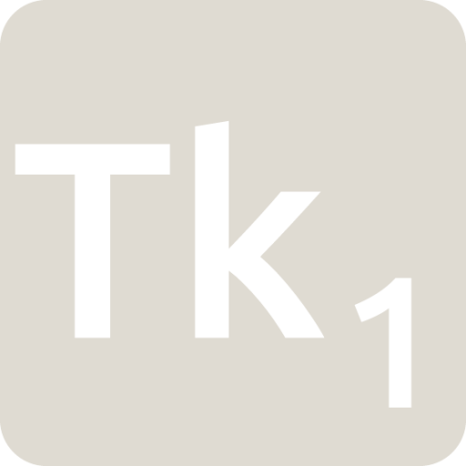 indicator keyboard Tk 1 icon