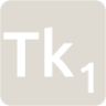 indicator keyboard Tk 1 icon