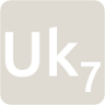 indicator keyboard Uk 7 icon