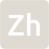 indicator keyboard Zh icon