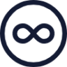 infinity circle icon