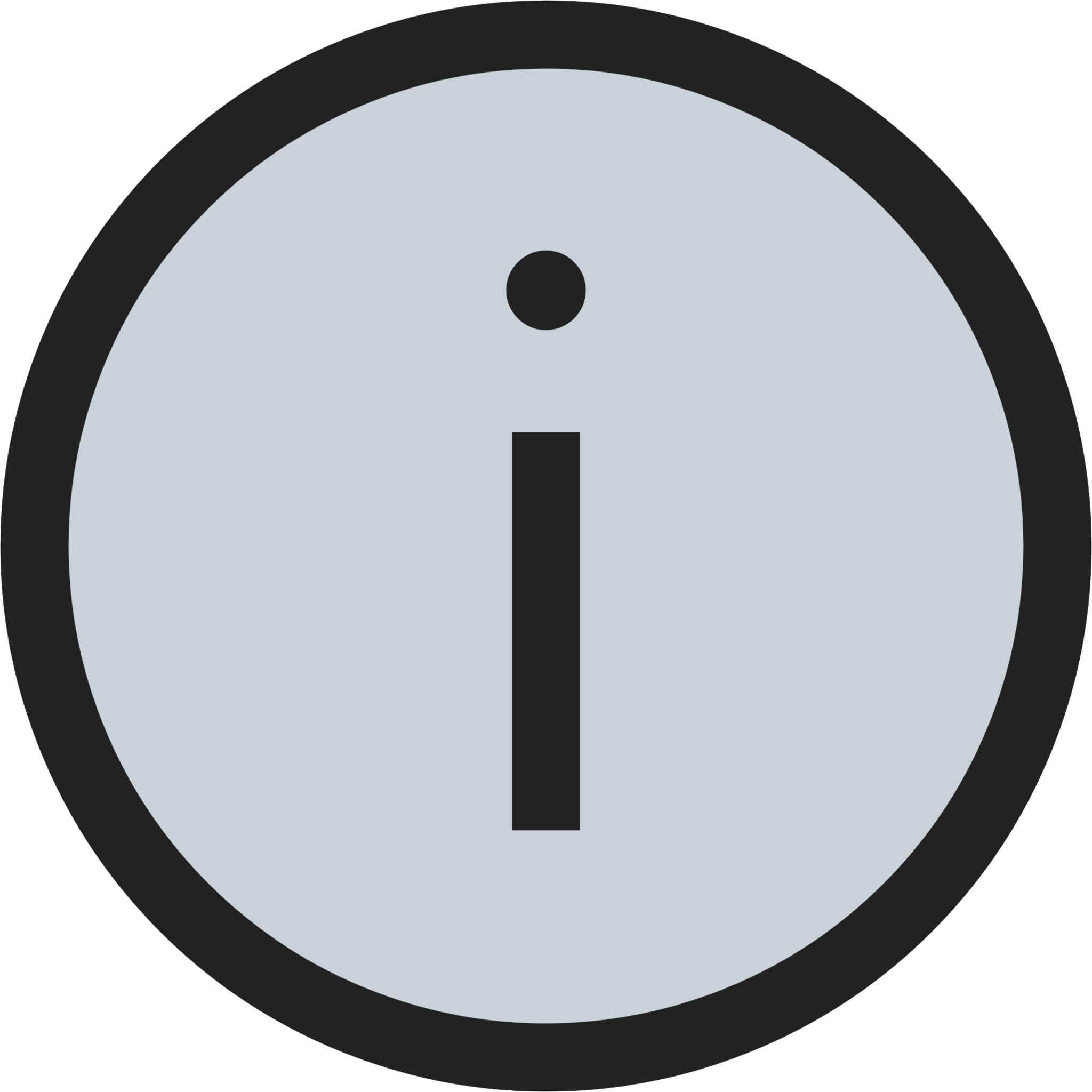Info duotone line 1 icon