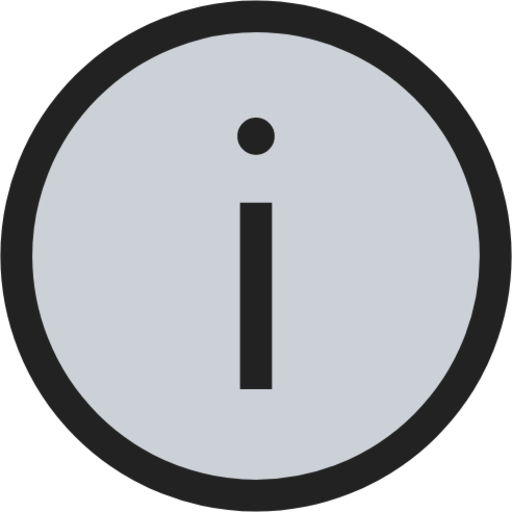 Info duotone line 1 icon