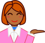 information desk person (brown) emoji