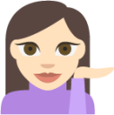 information desk person tone 1 emoji