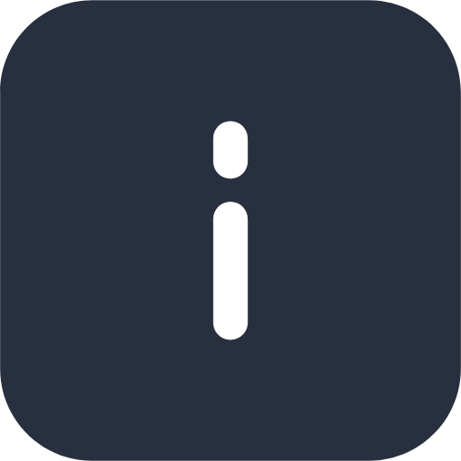 information rectangle icon