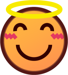 innocent emoji