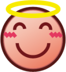 innocent (plain) emoji