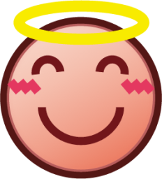 innocent (plain) emoji