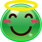 innocent (slime) emoji