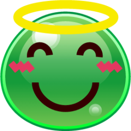 innocent (slime) emoji