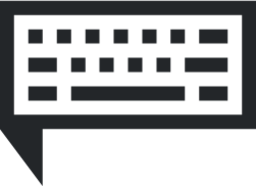 input keyboard virtual icon