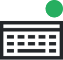 input keyboard virtual on icon