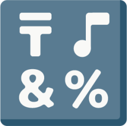input symbols emoji