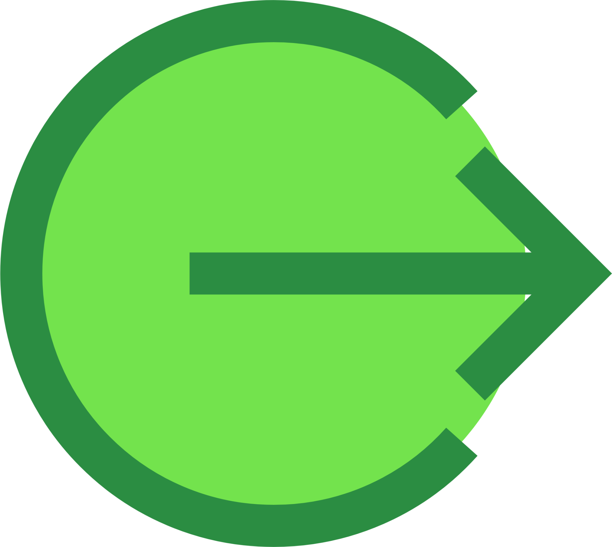interface logout circle icon