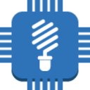 Internet Of Things AWS IoT thing lightbulb icon