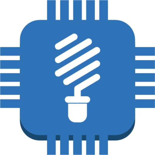 Internet Of Things AWS IoT thing lightbulb icon