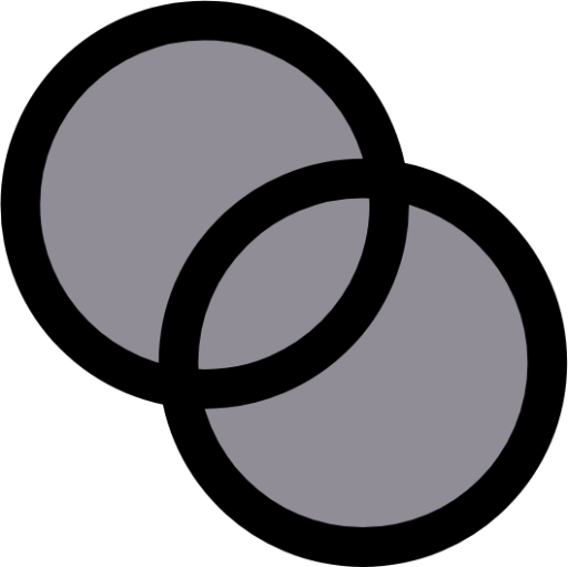 intersect circle icon
