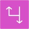 intersection arrows icon