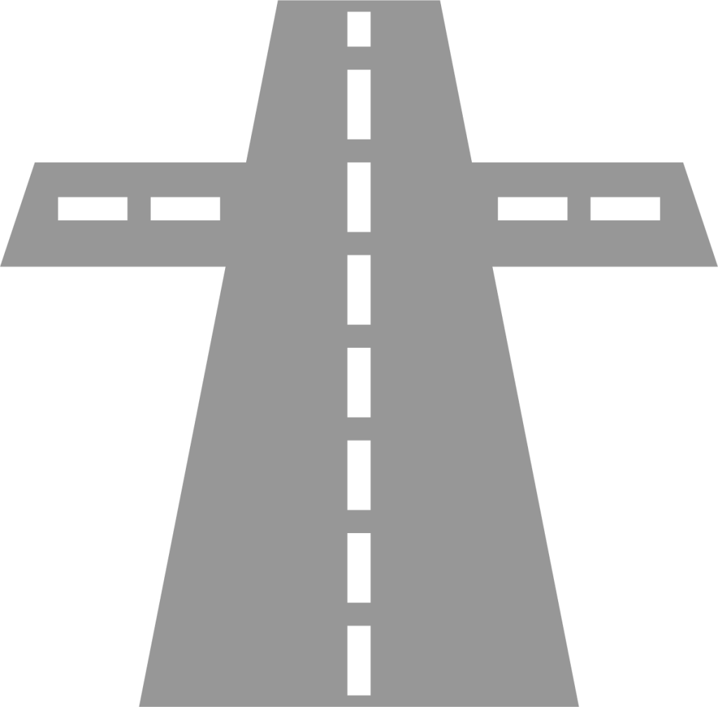 intersection road icon