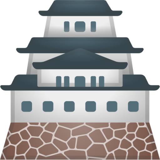 Japanese castle emoji