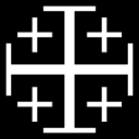 jerusalem cross icon