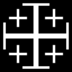 jerusalem cross icon