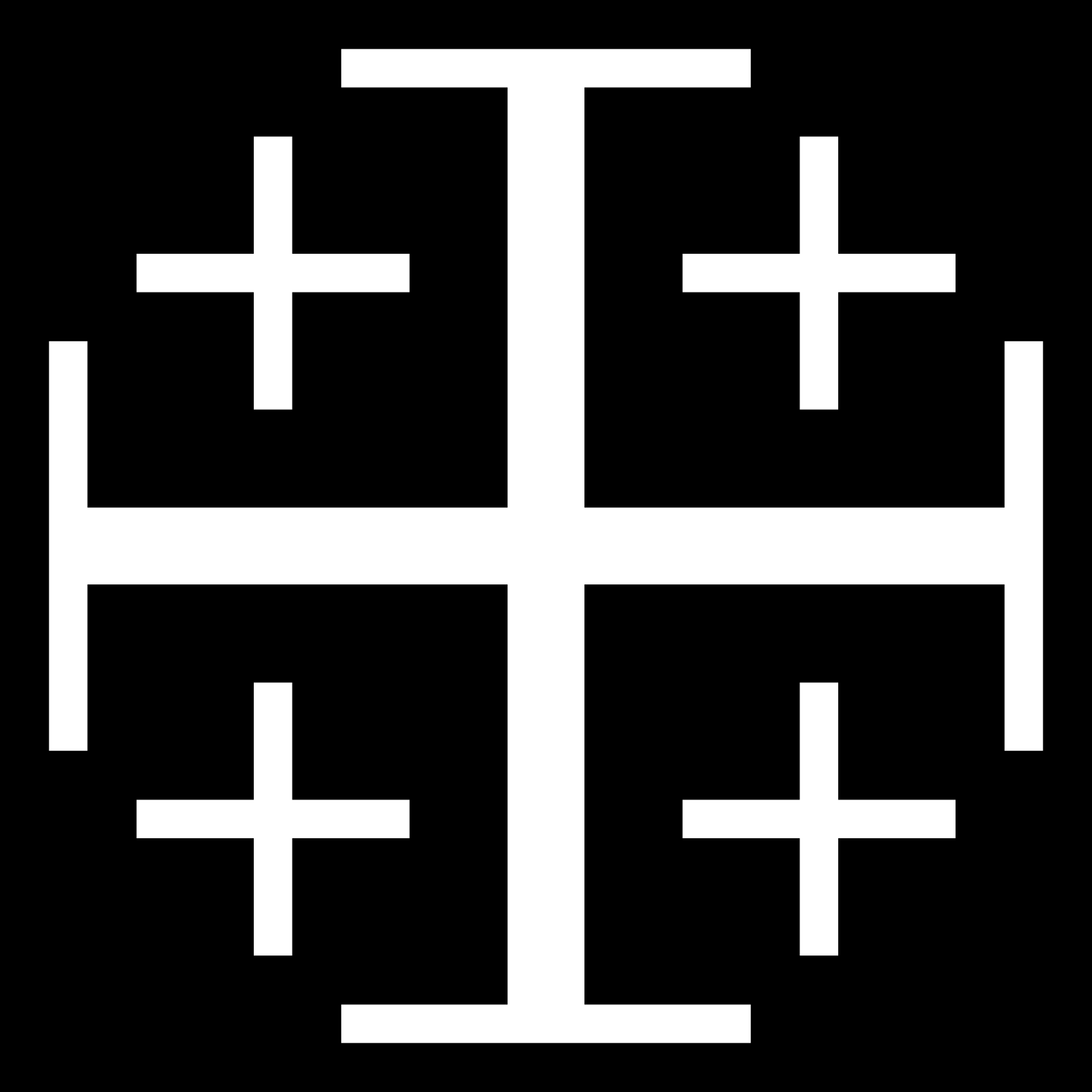 jerusalem cross icon