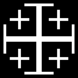 jerusalem cross icon
