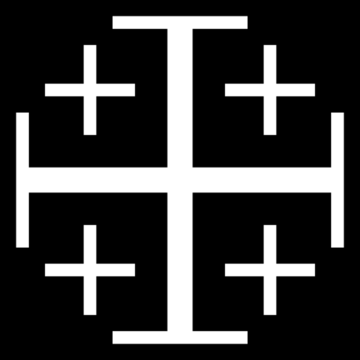 jerusalem cross icon