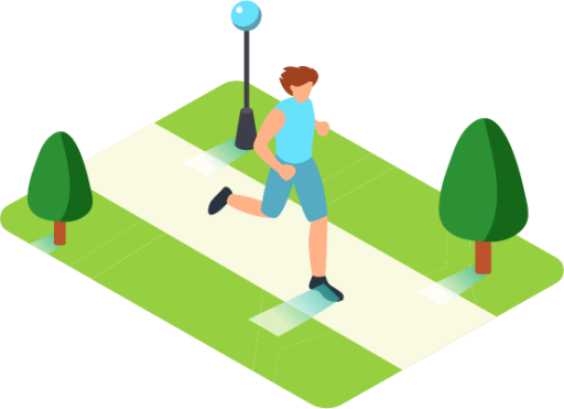 Jogging illustration