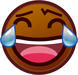 joy (brown) emoji