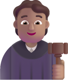judge medium emoji