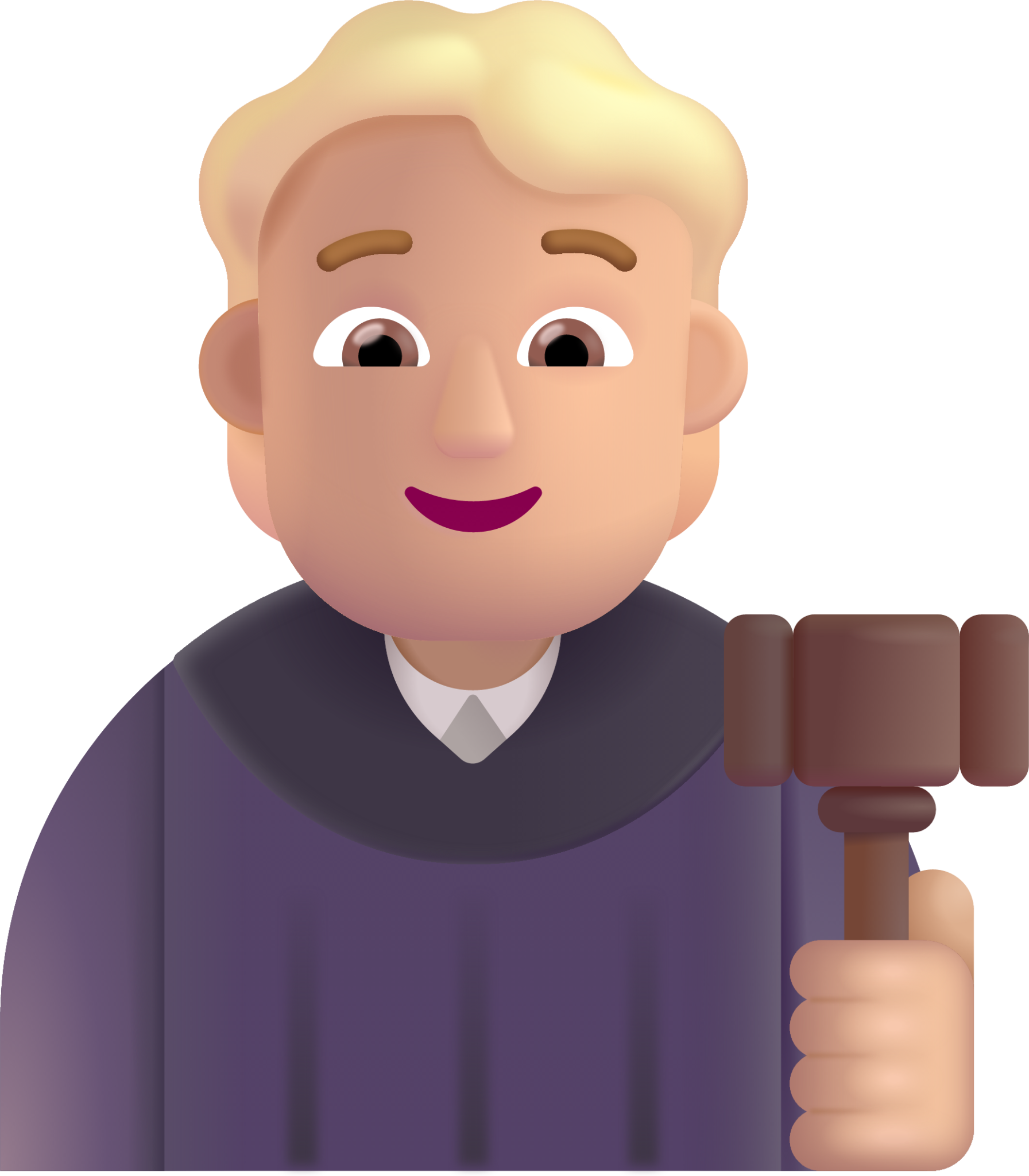judge medium light emoji