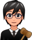 judge (plain) emoji