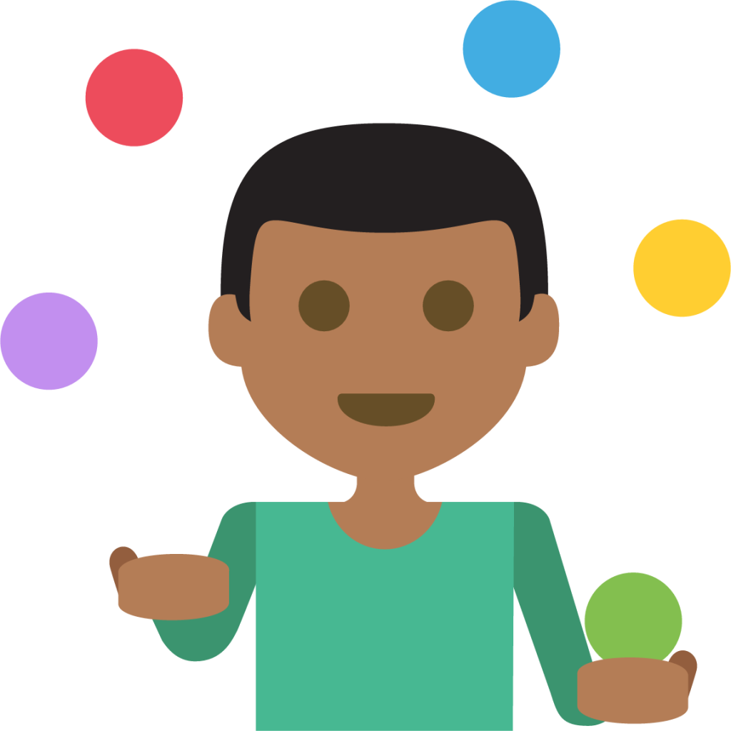 juggling tone 4 emoji