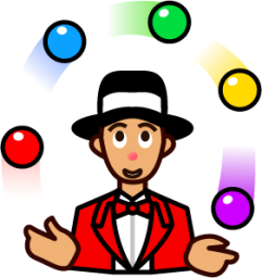 juggling (yellow) emoji