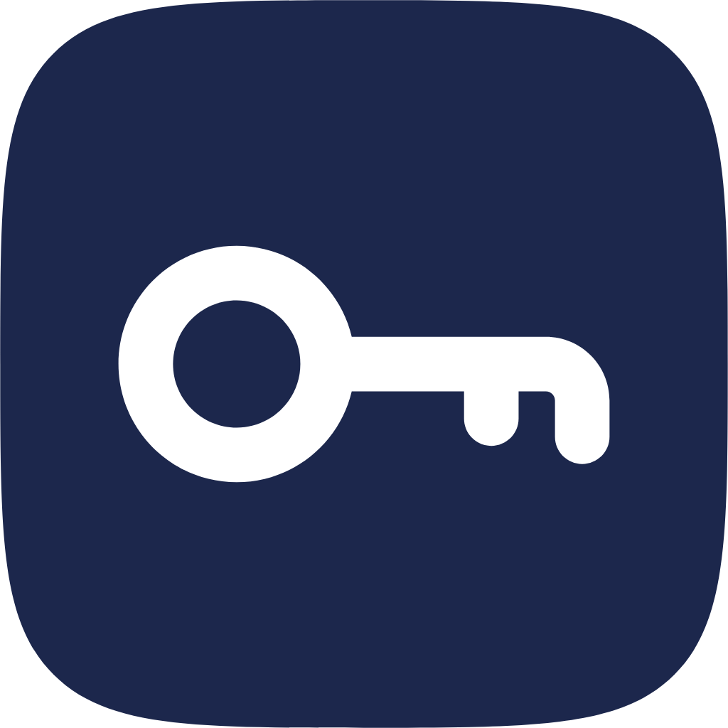 Key Minimalistic Square 3 icon