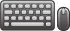 keyboard and mouse emoji